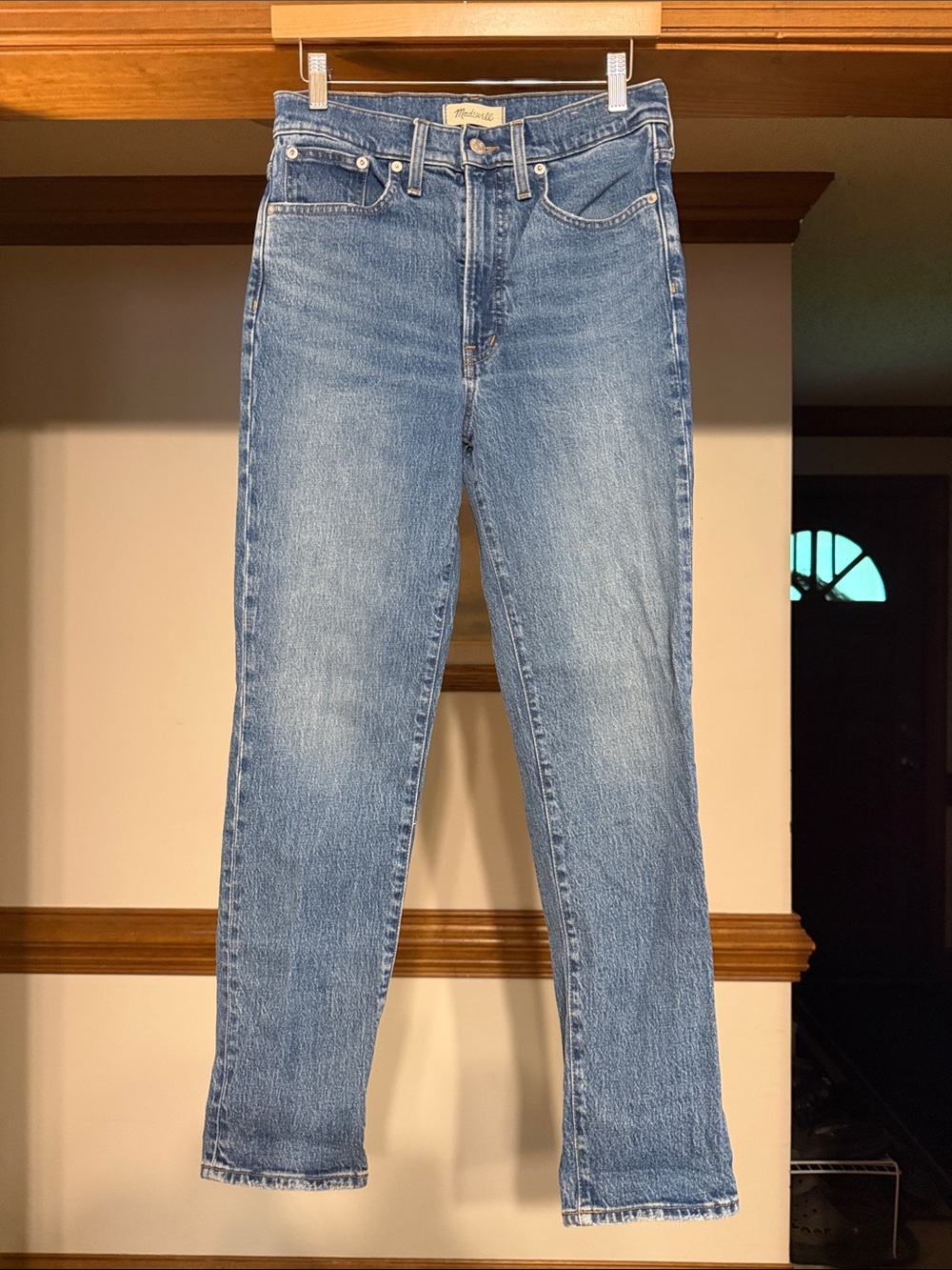 Madewell Light Blue Straight-Leg Jeans